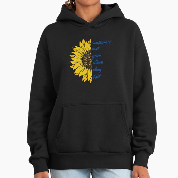 Sunflowers will grow where they fall - Adult & Kids T-Shirts, Sweatshirts & Hoodies apparel design preview 1