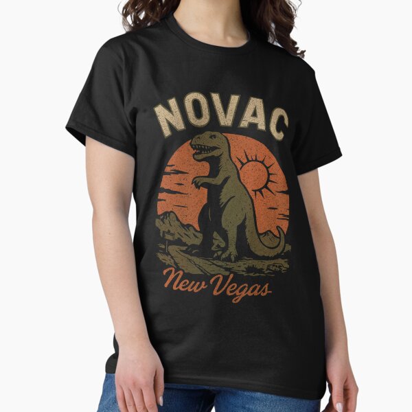 Novac Dinosaur Fallout New Vegas - Adult & Kids T-Shirts, Sweatshirts & Hoodies apparel design preview 1
