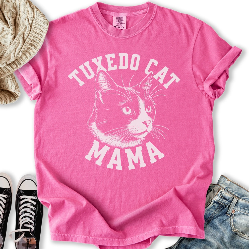 Tuxedo Cat Mama - Adult & Kids T-Shirts, Sweatshirts & Hoodies apparel design preview 2