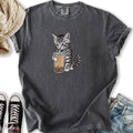 Kitten with Boba Tea - Adult & Kids T-Shirts, Sweatshirts & Hoodies apparel design preview 1