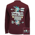Girlie Girl Originals Preppy Jeepsy Soul 2 Arrows - Adult & Kids T-Shirts, Sweatshirts & Hoodies apparel design preview 1