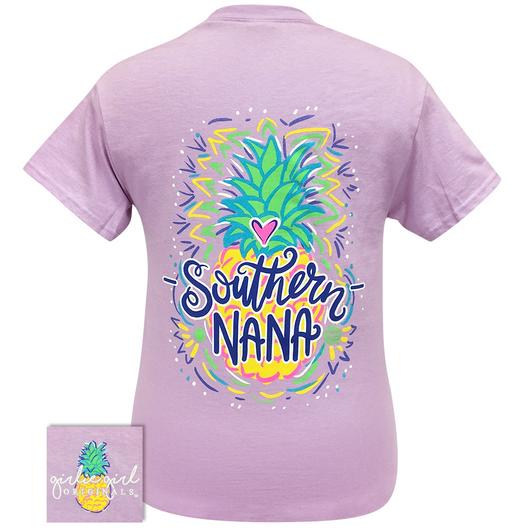 Girlie Girl Originals Preppy Southern Nana Pineapple - Adult & Kids T-Shirts, Sweatshirts & Hoodies apparel design preview 1