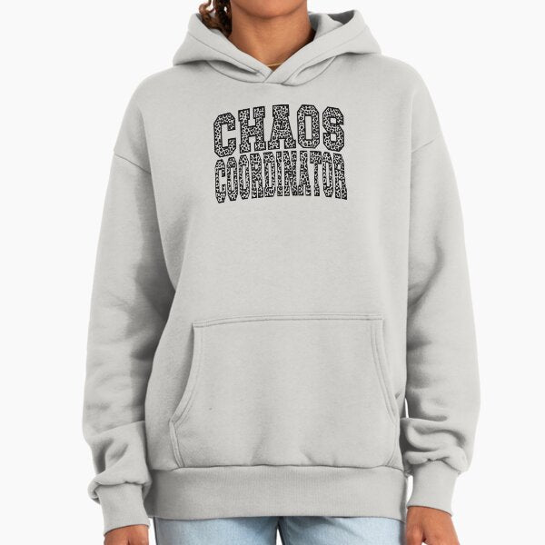 Chaos Coordinator Leopard Print Varsity Vibes - Adult & Kids T-Shirts, Sweatshirts & Hoodies apparel design preview 1