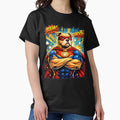 Superhero Dog Comic "BAM! WOOF!" - Adult & Kids T-Shirts, Sweatshirts & Hoodies apparel design preview 1