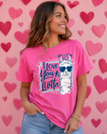 Southern Couture Love You A Llotta Llama Canvas - Adult & Kids T-Shirts, Sweatshirts & Hoodies apparel design preview 1
