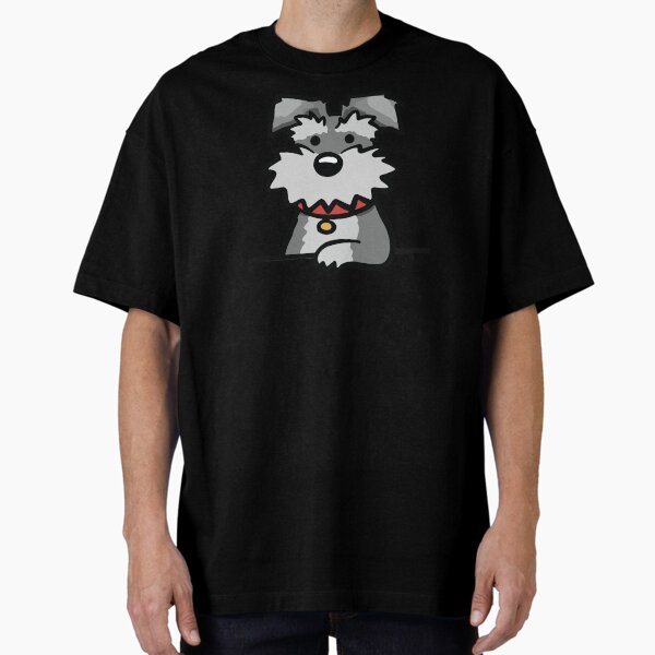 Cartoon Dog Schnauzer with Floppy Ears - Adult & Kids T-Shirts, Sweatshirts & Hoodies apparel design preview 1