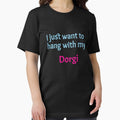 Dorgi, I just want to hang with my - Adult & Kids T-Shirts, Sweatshirts & Hoodies apparel design preview 1
