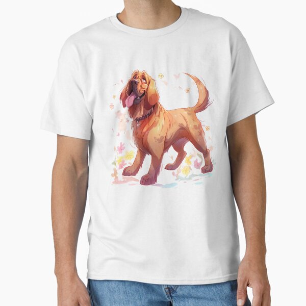 Cute happy bloodhound - Adult & Kids T-Shirts, Sweatshirts & Hoodies apparel design preview 1