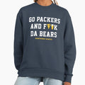 Charlie Berens Merch Go Packers And Fk Da Bears - Adult & Kids T-Shirts, Sweatshirts & Hoodies apparel design preview 1