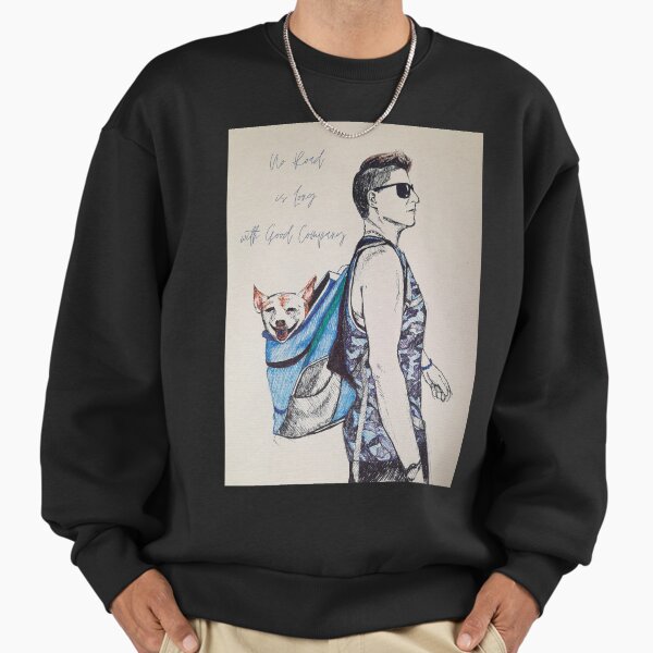 Hiking with Chihuahua in Backpack - Adult & Kids T-Shirts, Sweatshirts & Hoodies apparel design preview 1