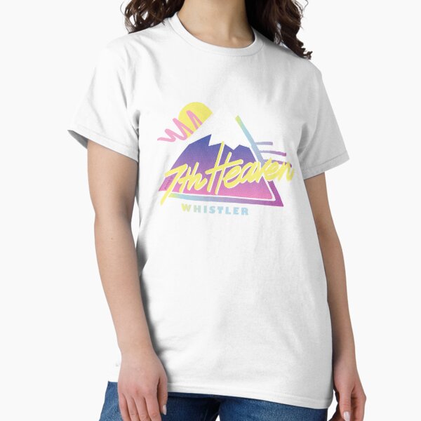 7th Heaven Whistler retro ski and snowboard mountains - Adult & Kids T-Shirts, Sweatshirts & Hoodies apparel design preview 1