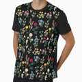 Spring Botanicals Black Graphic - Adult & Kids T-Shirts, Sweatshirts & Hoodies apparel design preview 1