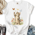 Vintage Garden Kitten - Adult & Kids T-Shirts, Sweatshirts & Hoodies apparel design preview 1