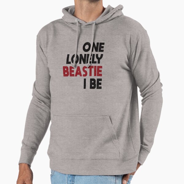 One lonely beastie I be. Rap Lyrics - Adult & Kids T-Shirts, Sweatshirts & Hoodies apparel design preview 1
