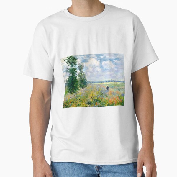 Claude Monet Poppy Field Argenteuil - Adult & Kids T-Shirts, Sweatshirts & Hoodies apparel design preview 1