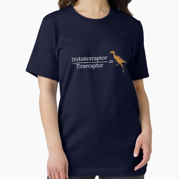 Velociraptor Math Funny Dinosaur Velocity Formula - Adult & Kids T-Shirts, Sweatshirts & Hoodies apparel design preview 1