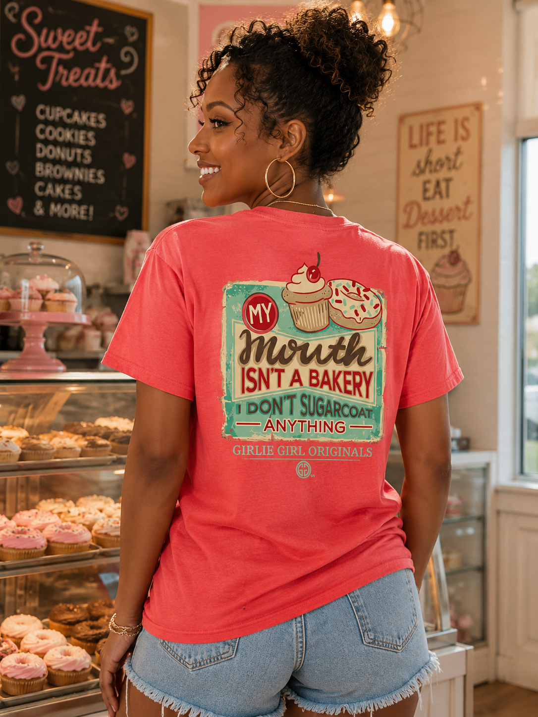 Girlie Girl Originals My Mouth Isn't A Bakery - Adult & Kids T-Shirts, Sweatshirts & Hoodies apparel design preview 1