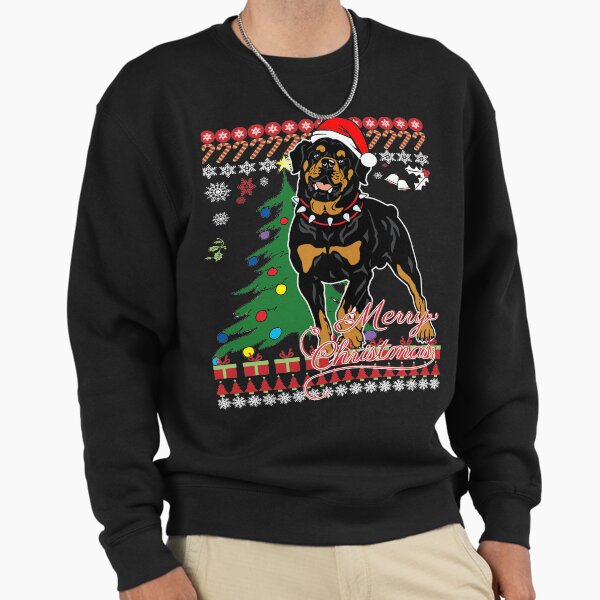 Ugly Christmas Sweater For Rottweiler Dog Lover Xmas - Adult & Kids T-Shirts, Sweatshirts & Hoodies apparel design preview 1