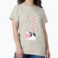 Cow and Chickens - Adult & Kids T-Shirts, Sweatshirts & Hoodies apparel design preview 1