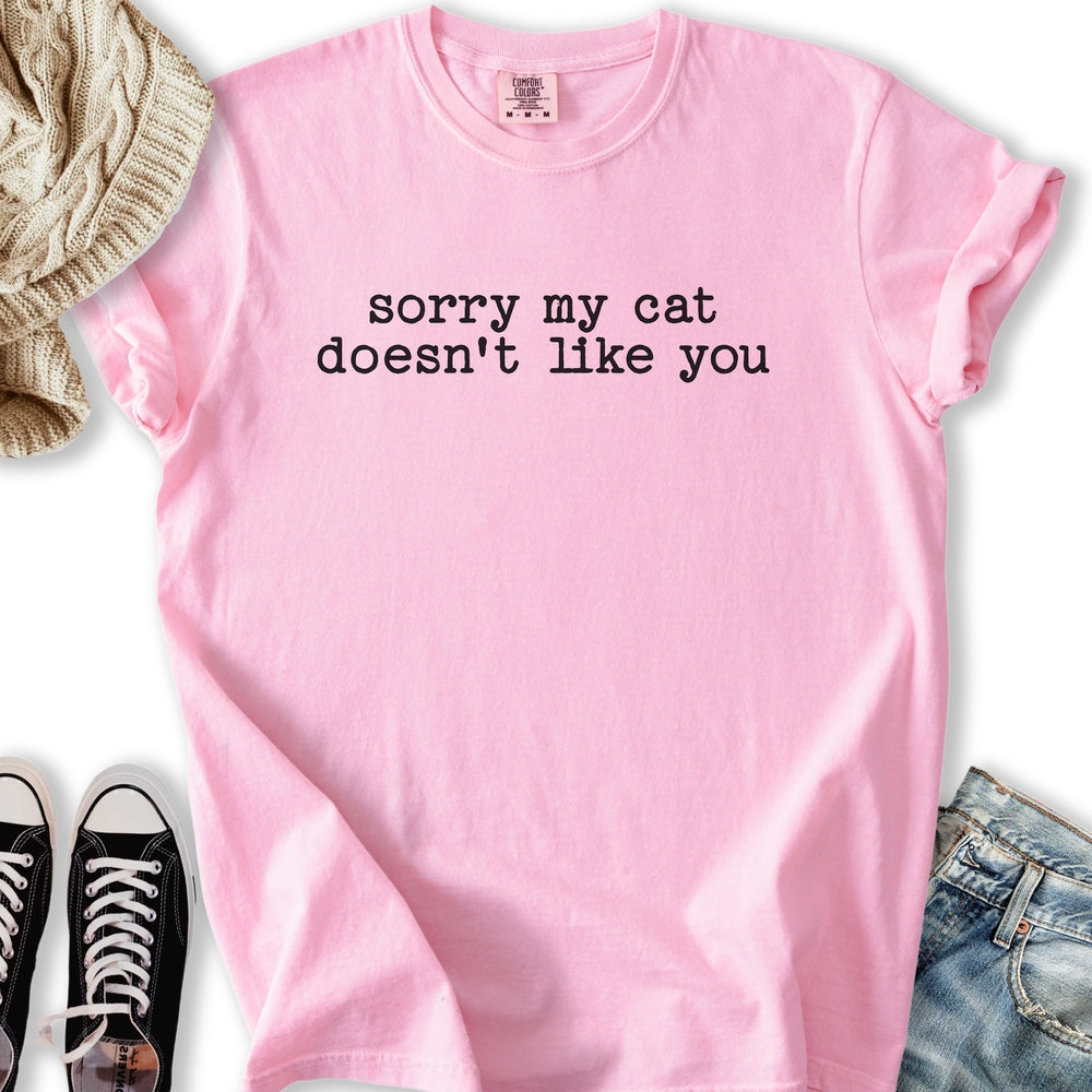 My Cat Doesn't Like You - Adult & Kids T-Shirts, Sweatshirts & Hoodies apparel design preview 1