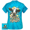 Girlie Girl Originals Feelin Moovy Cow Tie Dye - Adult & Kids T-Shirts, Sweatshirts & Hoodies apparel design preview 1