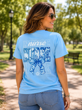 Girlie Girl Originals Blessed Nurse Bow - Adult & Kids T-Shirts, Sweatshirts & Hoodies apparel design preview 1