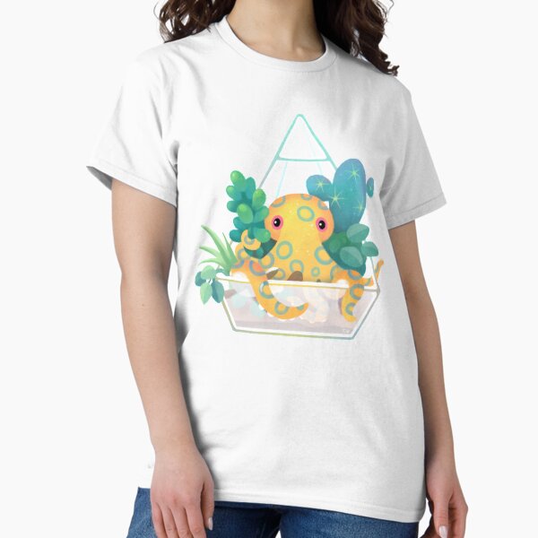 Ocean terrarium Blue ringed octopus - Adult & Kids T-Shirts, Sweatshirts & Hoodies apparel design preview 1
