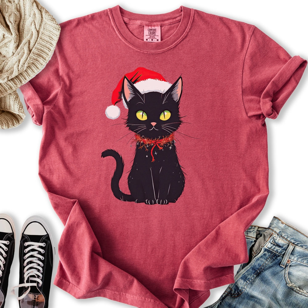 Black Cat Tinsel - Adult & Kids T-Shirts, Sweatshirts & Hoodies apparel design preview 2