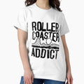 Roller Coaster Addict I cool rollercoaster enthusiast - Adult & Kids T-Shirts, Sweatshirts & Hoodies apparel design preview 1