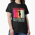 Rugby Mom Only Cooler Funny Vintage Style - Adult & Kids T-Shirts, Sweatshirts & Hoodies apparel design preview 1