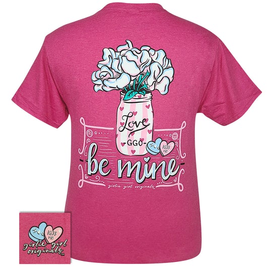 Girlie Girl Originals Be Mine Love Valentine - Adult & Kids T-Shirts, Sweatshirts & Hoodies apparel design preview 1