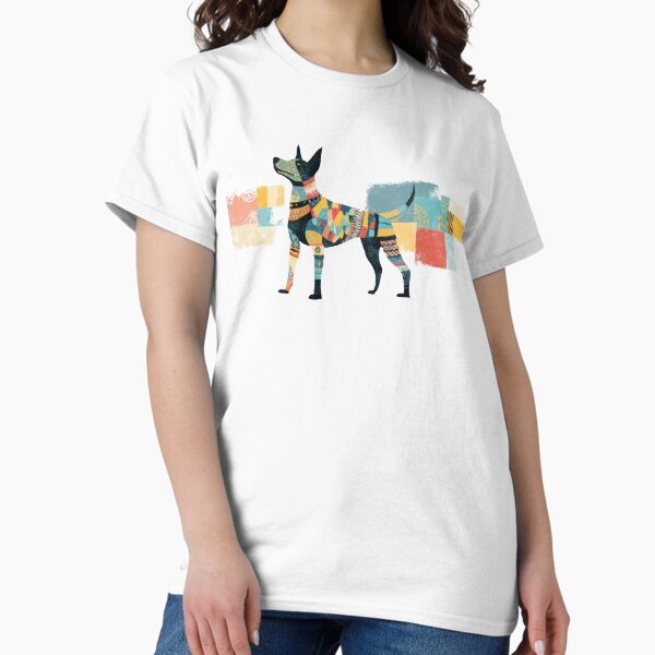 Colorful dog with patterns in design - Adult & Kids T-Shirts, Sweatshirts & Hoodies apparel design preview 1