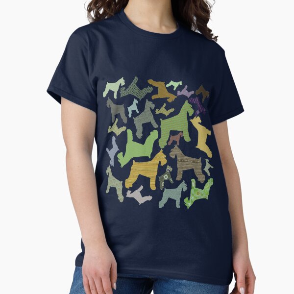 Schnauzer pattern *black* - Adult & Kids T-Shirts, Sweatshirts & Hoodies apparel design preview 1