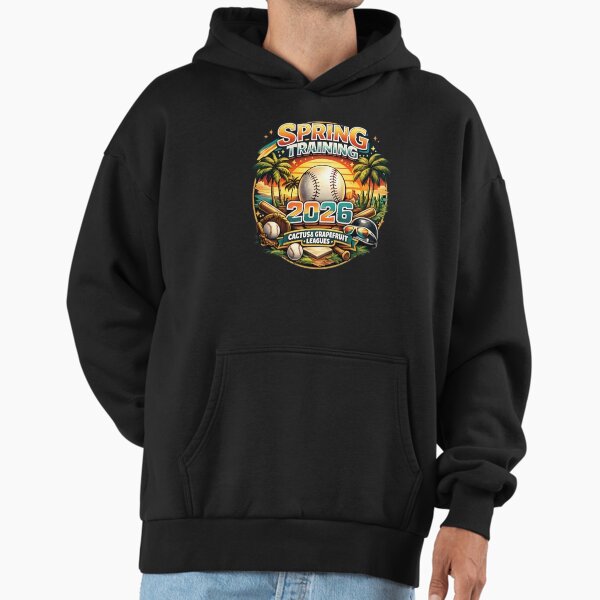 Spring Training 2026 Retro Baseball Design Palm - Adult & Kids T-Shirts, Sweatshirts & Hoodies apparel design preview 1