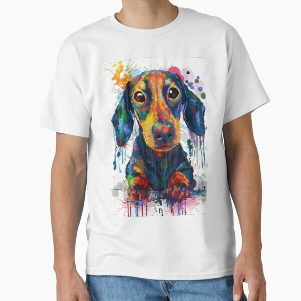 Dachshund Dog Art - Adult & Kids T-Shirts, Sweatshirts & Hoodies apparel design preview 1