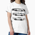 My drawing of the iconic German sports cars - Adult & Kids T-Shirts, Sweatshirts & Hoodies apparel design preview 1