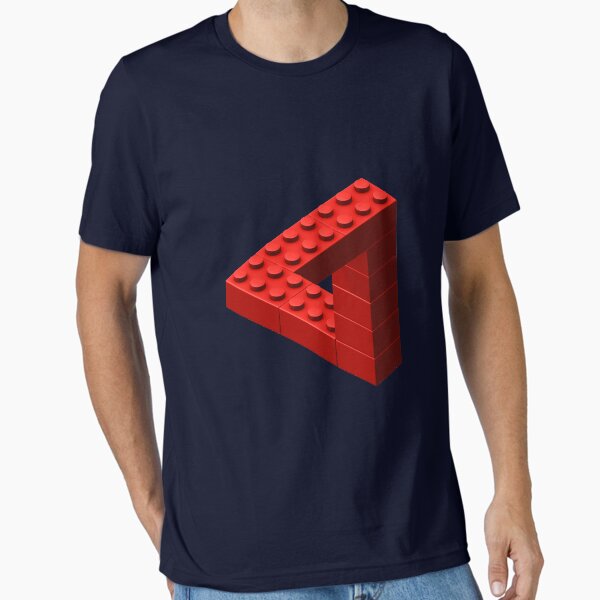 Escher Toy Bricks Red - Adult & Kids T-Shirts, Sweatshirts & Hoodies apparel design preview 1