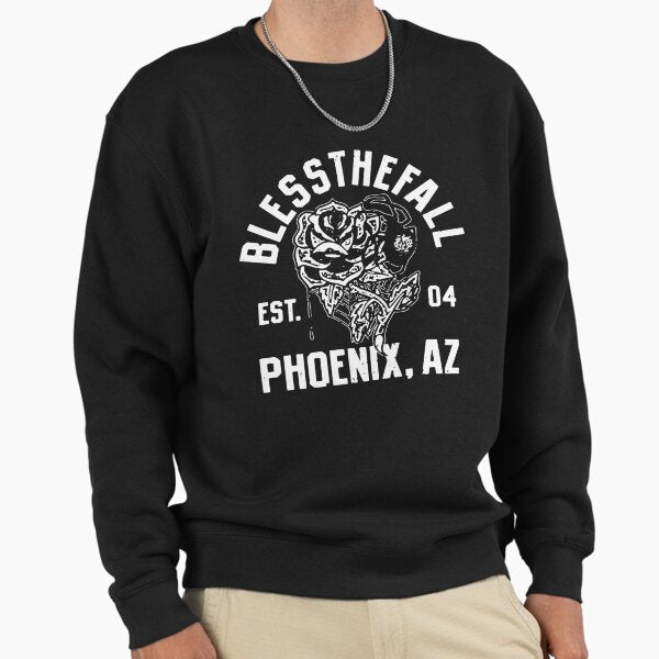 Blessthefall Band White Logo - Adult & Kids T-Shirts, Sweatshirts & Hoodies apparel design preview 1