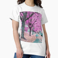 Cozy Fall Street Landscape - Adult & Kids T-Shirts, Sweatshirts & Hoodies apparel design preview 1