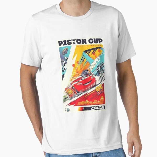 Piston Cup Cars Poster - Adult & Kids T-Shirts, Sweatshirts & Hoodies apparel design preview 1