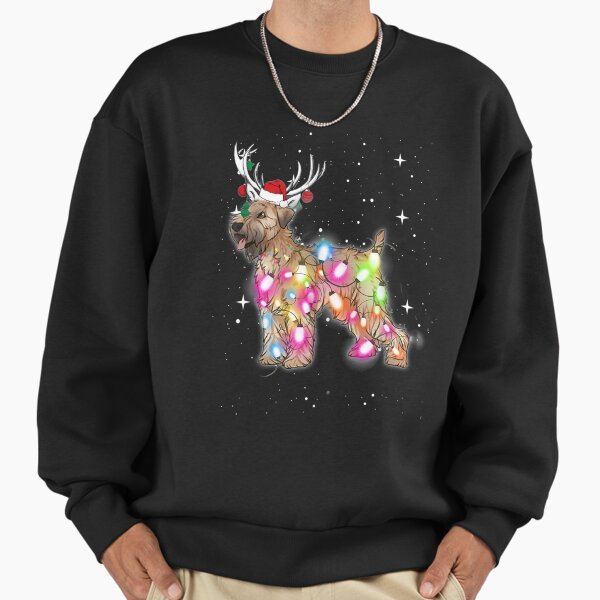 Christmas Lights Soft Coated Wheaten Terrier Dog - Adult & Kids T-Shirts, Sweatshirts & Hoodies apparel design preview 1