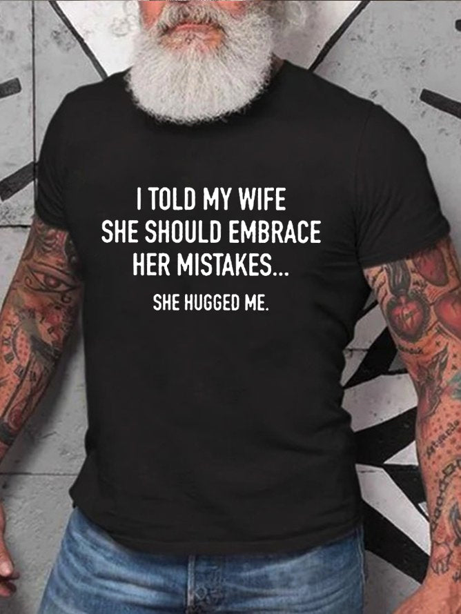 I TOLD MY WIFE Print Men Slogan - Adult & Kids T-Shirts, Sweatshirts & Hoodies apparel design preview 4