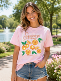 Southernology Squeeze the Day Oranges Comfort Colors - Adult & Kids T-Shirts, Sweatshirts & Hoodies apparel design preview 1