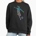 Football Female Art - Adult & Kids T-Shirts, Sweatshirts & Hoodies apparel design preview 1