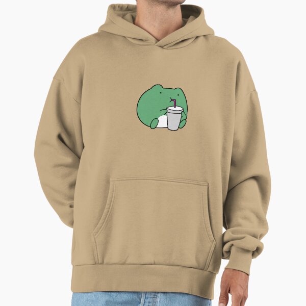 Frog with a Drink - Adult & Kids T-Shirts, Sweatshirts & Hoodies apparel design preview 1