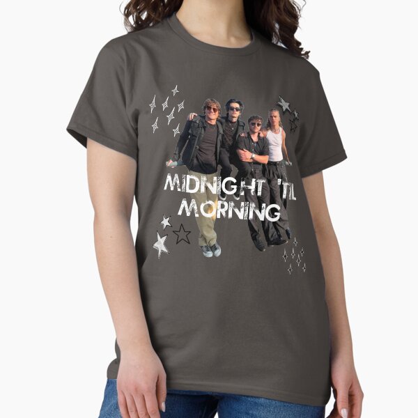 Midnight 'til Morning (pose and icons) - Adult & Kids T-Shirts, Sweatshirts & Hoodies apparel design preview 1