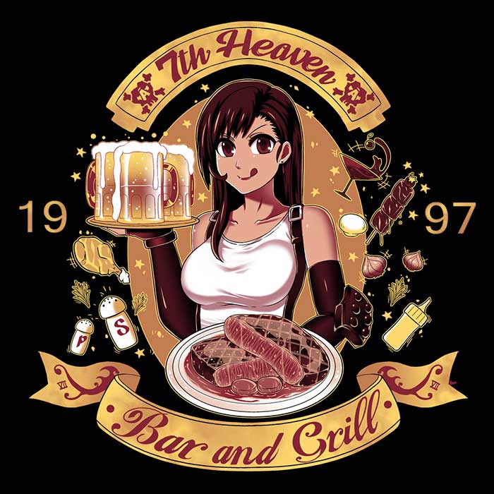7th Heaven Bar and Grill Men's Apparel - Adult & Kids T-Shirts, Sweatshirts & Hoodies apparel design preview 2
