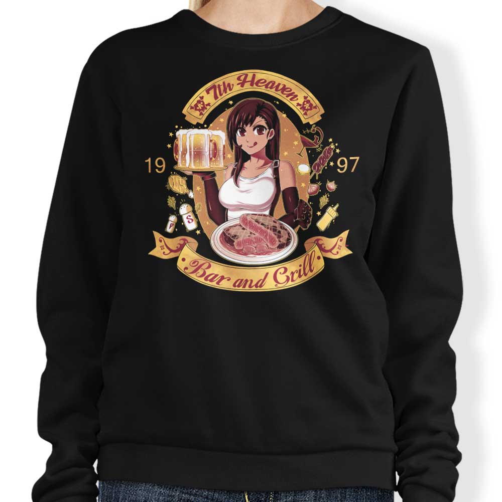 7th Heaven Bar and Grill - Adult & Kids T-Shirts, Sweatshirts & Hoodies apparel design preview 1