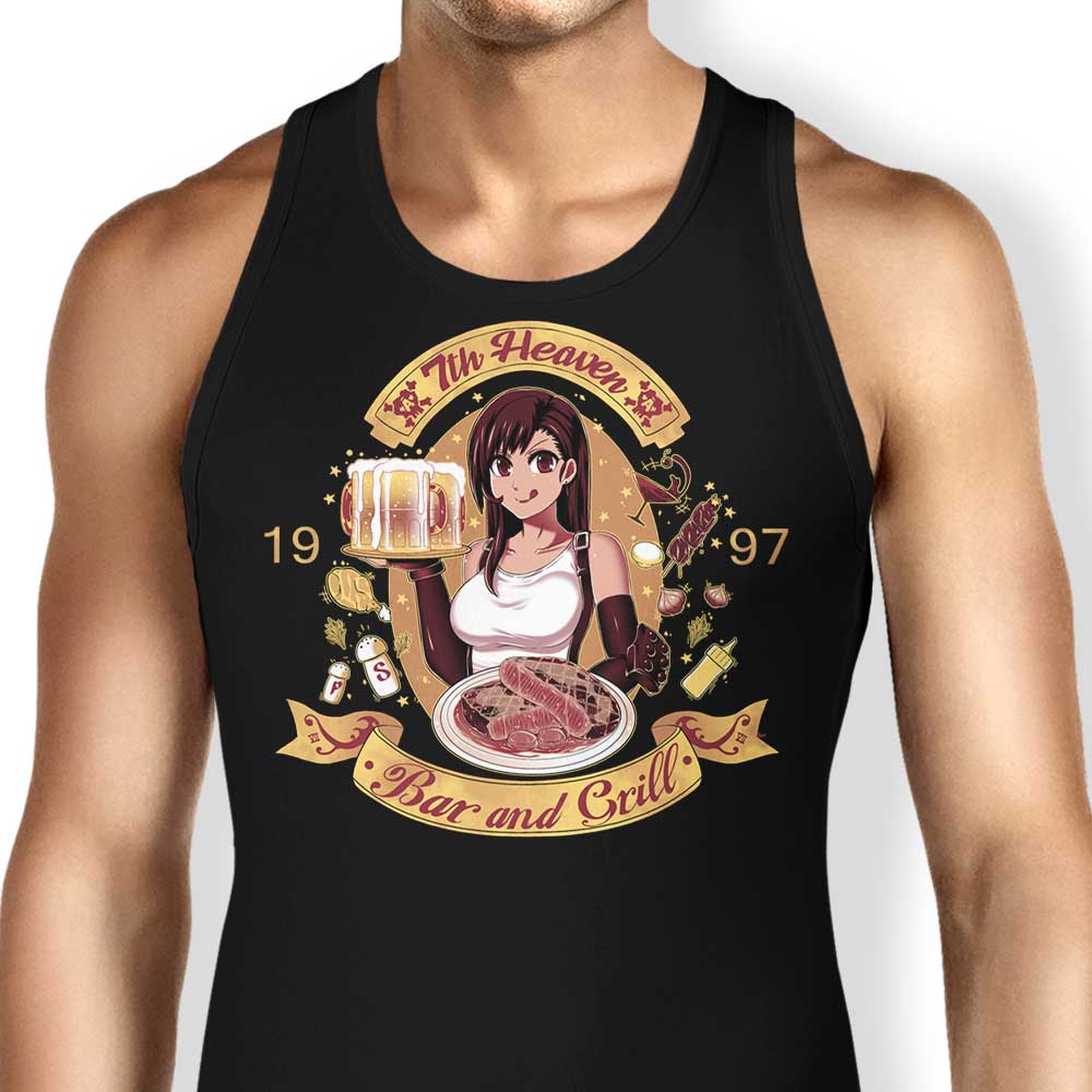 7th Heaven Bar and Grill Tank Top - Adult & Kids T-Shirts, Sweatshirts & Hoodies apparel design preview 1