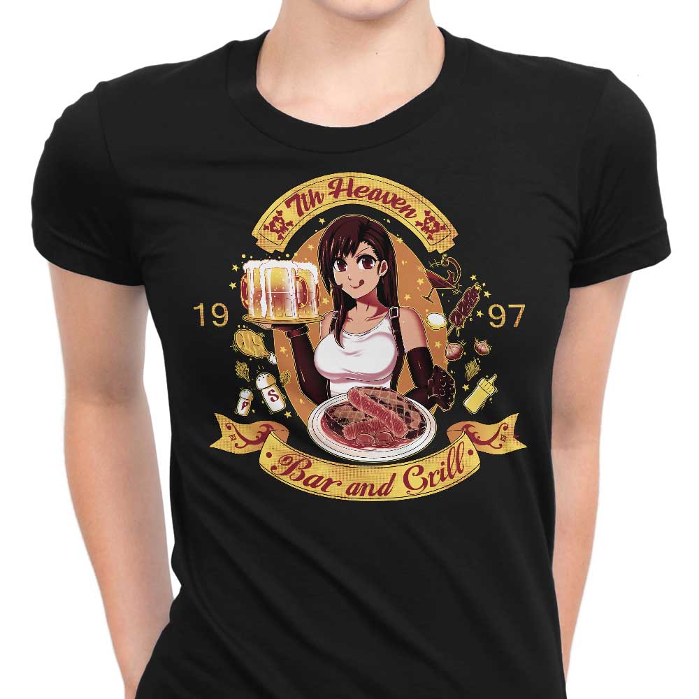 7th Heaven Bar and Grill Women's Apparel - Adult & Kids T-Shirts, Sweatshirts & Hoodies apparel design preview 1